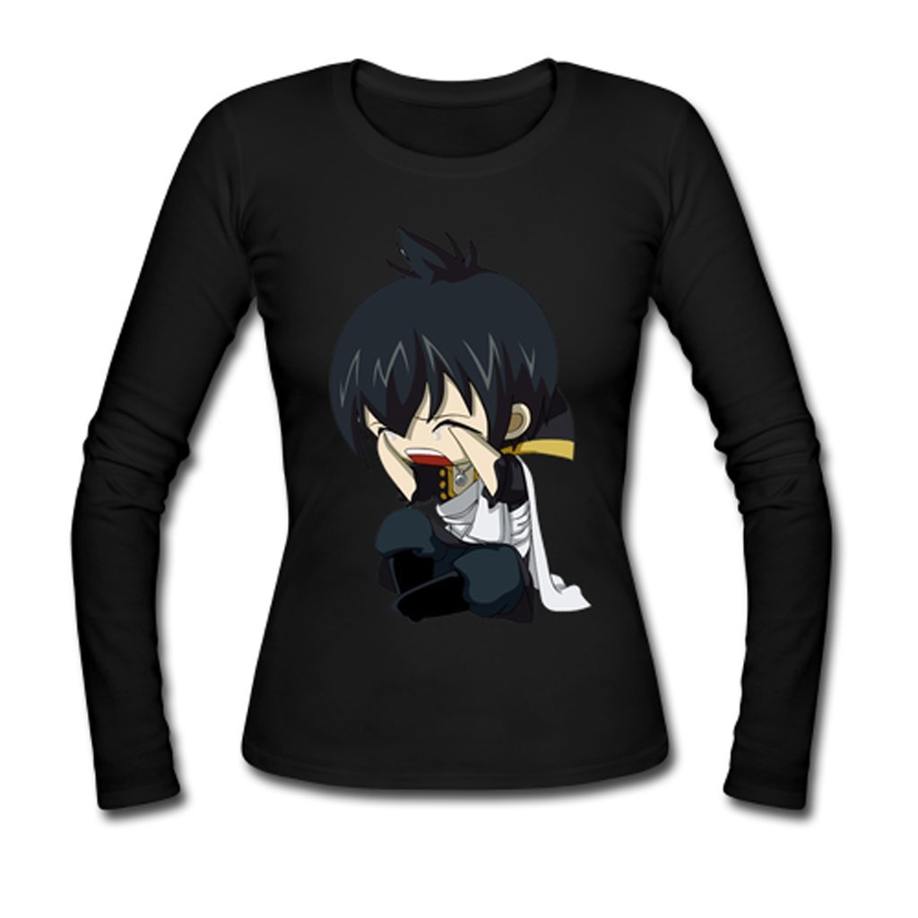 Buuban Girls Japan Anime Fairy Tail Zeref T-shirt Tshirts Black XL