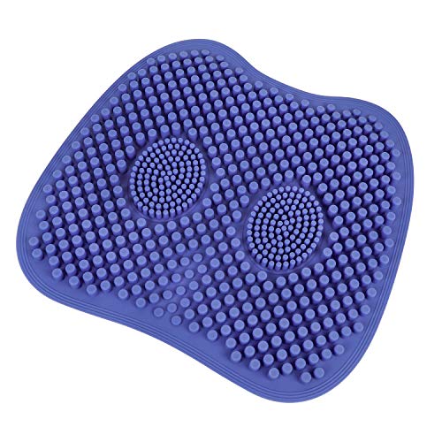 HYDONG Coussin de Massage en Silicone 4D pour la Voiture, Le Bureau, la Maison pour la Sciatique, Les Douleurs au Coccyx et au Dos, Réduit Les Symptômes des Hémorroïdes et de l'eczéma(Bleu)