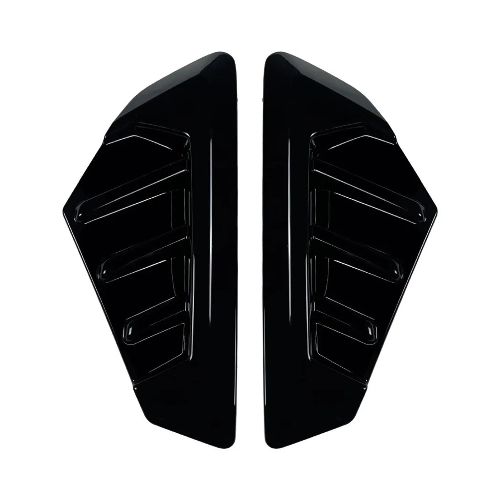 Pasuje do X5 G05 LCI 2023-2025 przedni błotnik Shark Gill naklejki na nawiew powietrza zewnętrzne naklejki wykończeniowe zestaw(Gloss Black)