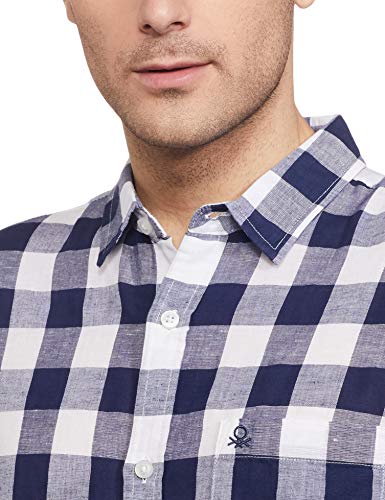 Image of United Colors of Benetton Men's Cotton Slim Fit Shirt