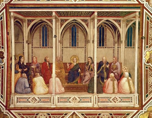 Tableaux Graffiti Art de Jésus par Giotto poster moderne 60x90cm
