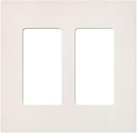 Vista 15 de Lutron CW-2-WH-12 Placa de pared Decorador Claro blanca de 2 Gang (paquete de 12) CW-2-WH