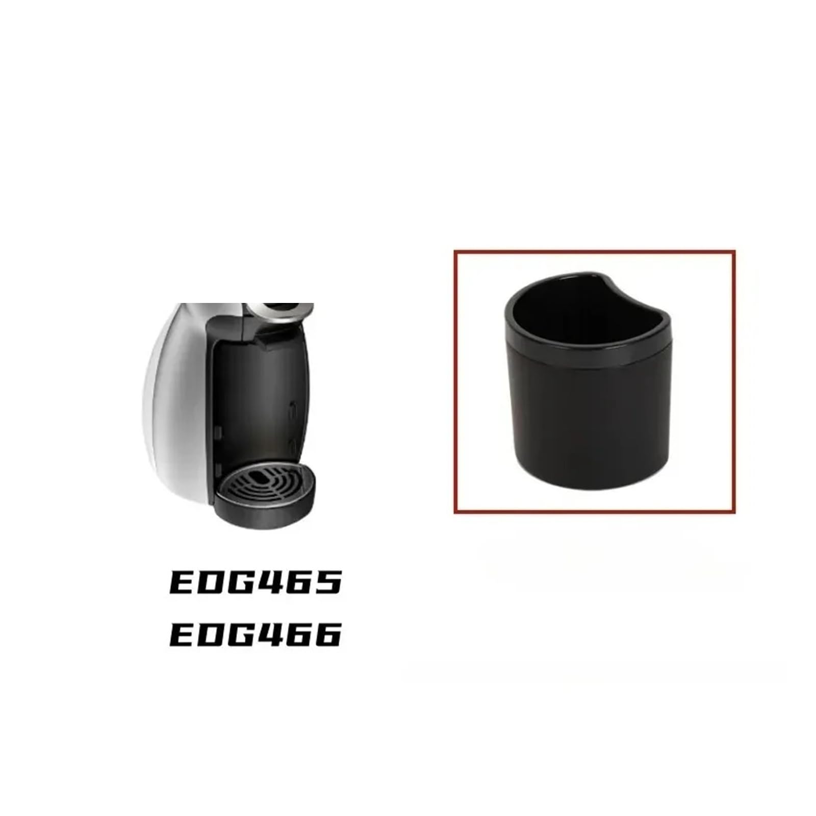 Contenedor de posos for cafetera, Compatible con Dolce Gusto, EDG465 EDG466 | Máquina de café en cápsulas Accesorios for contenedores de posos de café