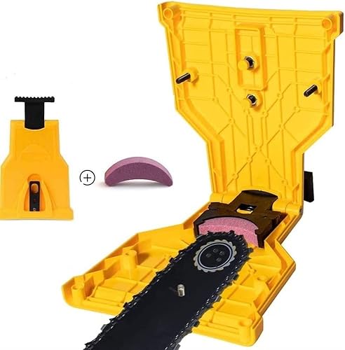 LIYYA Afilador de motosierra, la segunda generación nueva portátil de la hoja de sierra de cadena afilador de dientes herramientas de piedra para