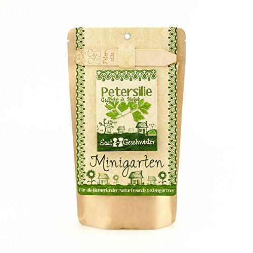 Die Stadtgärtner: Bio-Minigarten Petersilie I Komplettes Anzuchtset mit...
