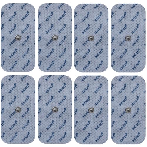 8 électrodes axion de 10x5 cm | Compatibles avec Beurer et autres électrostimulateurs TENS et EMS...