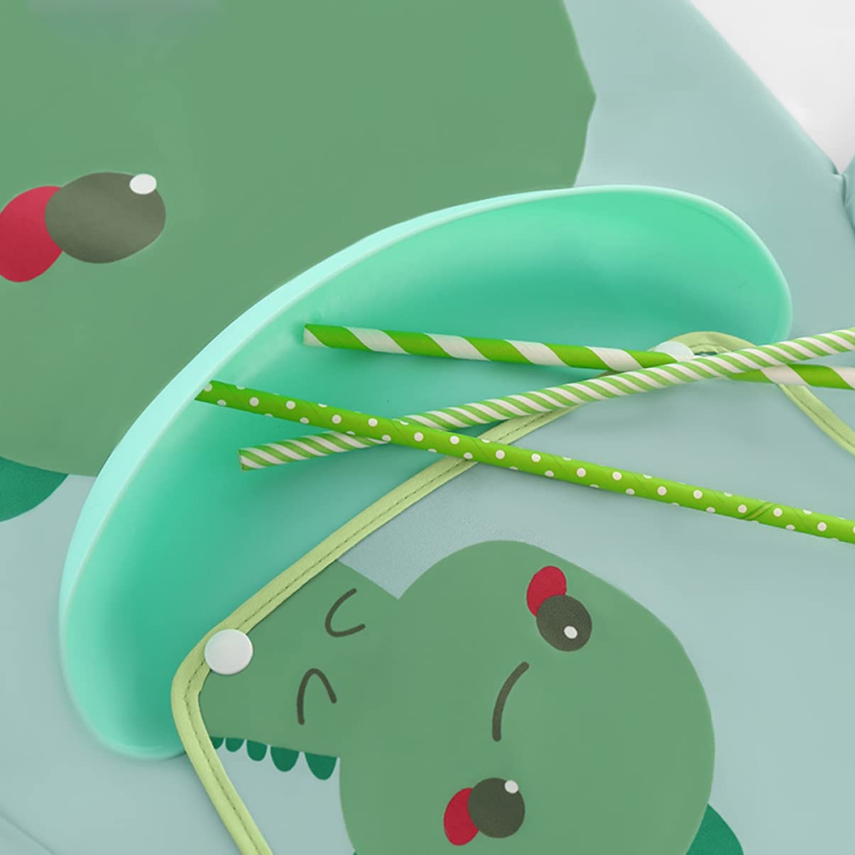 Toddmomy Essen Kleinkind Schöne Kunst Kleidung Säuglingsmahlzeit Druck Schürzen Praktisch Cartoon Kittel Ärmel Mit Latz Schürze Wasserdicht Fütterung Lang Nützlich Baby Malen Entzückende