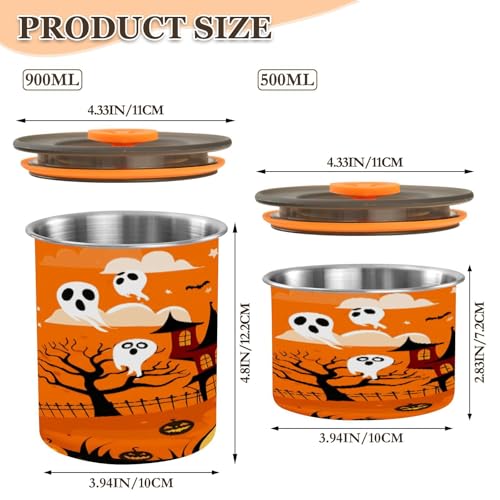 Envase de acero inoxidable para almacenamiento de café 17oz miniatura 2