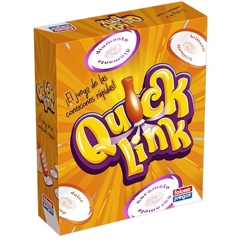 Quick Link | Juego de Cartas Rápido y Divertido para Toda la Familia | Desarrolla la Lógica y el Lenguaje | para niños a Partir de 7 años