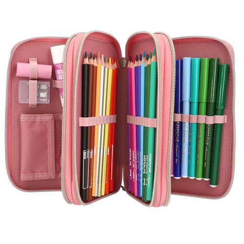 Trousse à crayons triple Miss Melody pour ne plus perdre ses fournitures