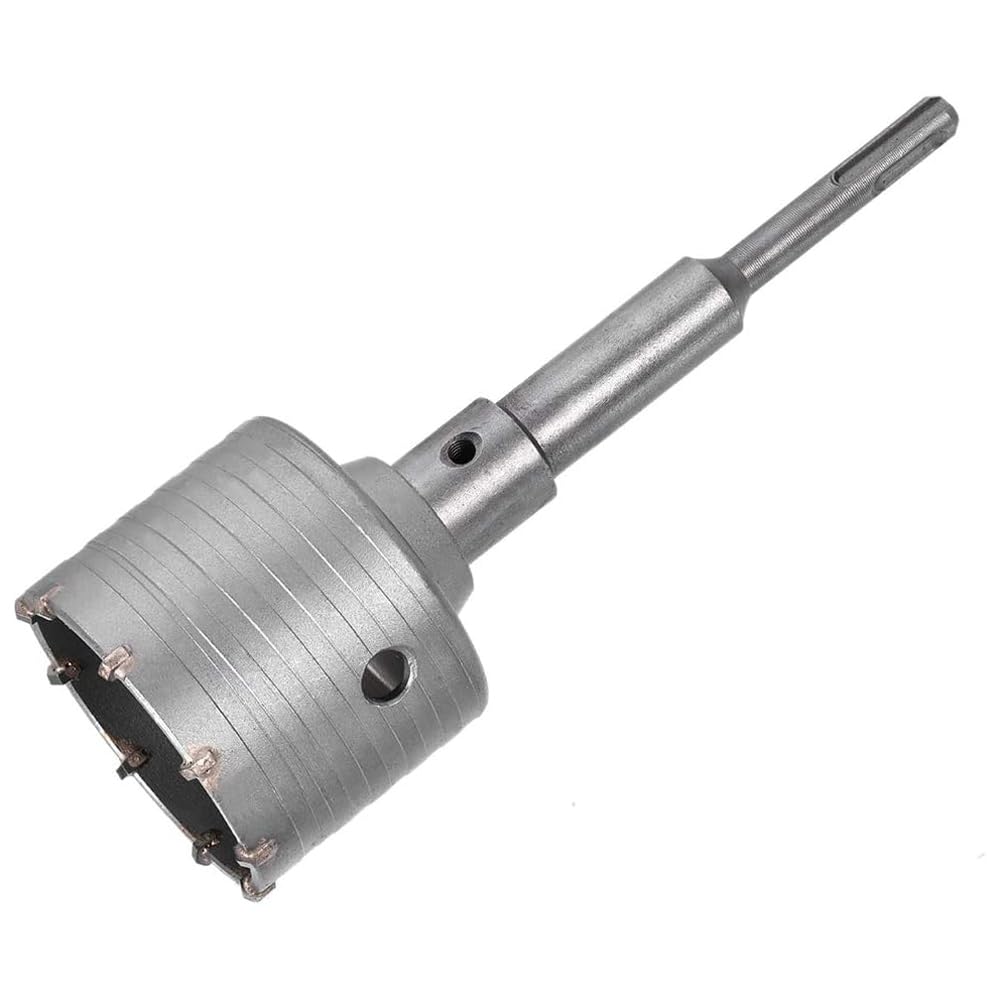 uptodateproducts Wall Hole Drill Bit 75mm Concrete Cement Stone Hole Saw Cutter 190mm Drilling Depth Round Shank with Connecting Rod Drill for SDS X4 Impact Drill (B0CJ5NQTSN) Amazon Price History, Amazon Price Tracker