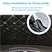 Car Windshield Snow Cover with 4 Layers Windproof Protection Defense Frost Sunlight, All Weather Winter & Summer Front Window Automotive Covers Sun & Snow-Shade for Most Cars Trucks Vans and SUVs