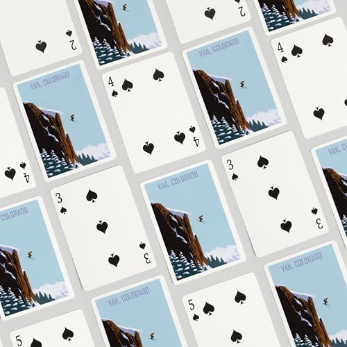 Baraja de Poker Lantern Press Vail Colorado 52 Cartas miniatura 4