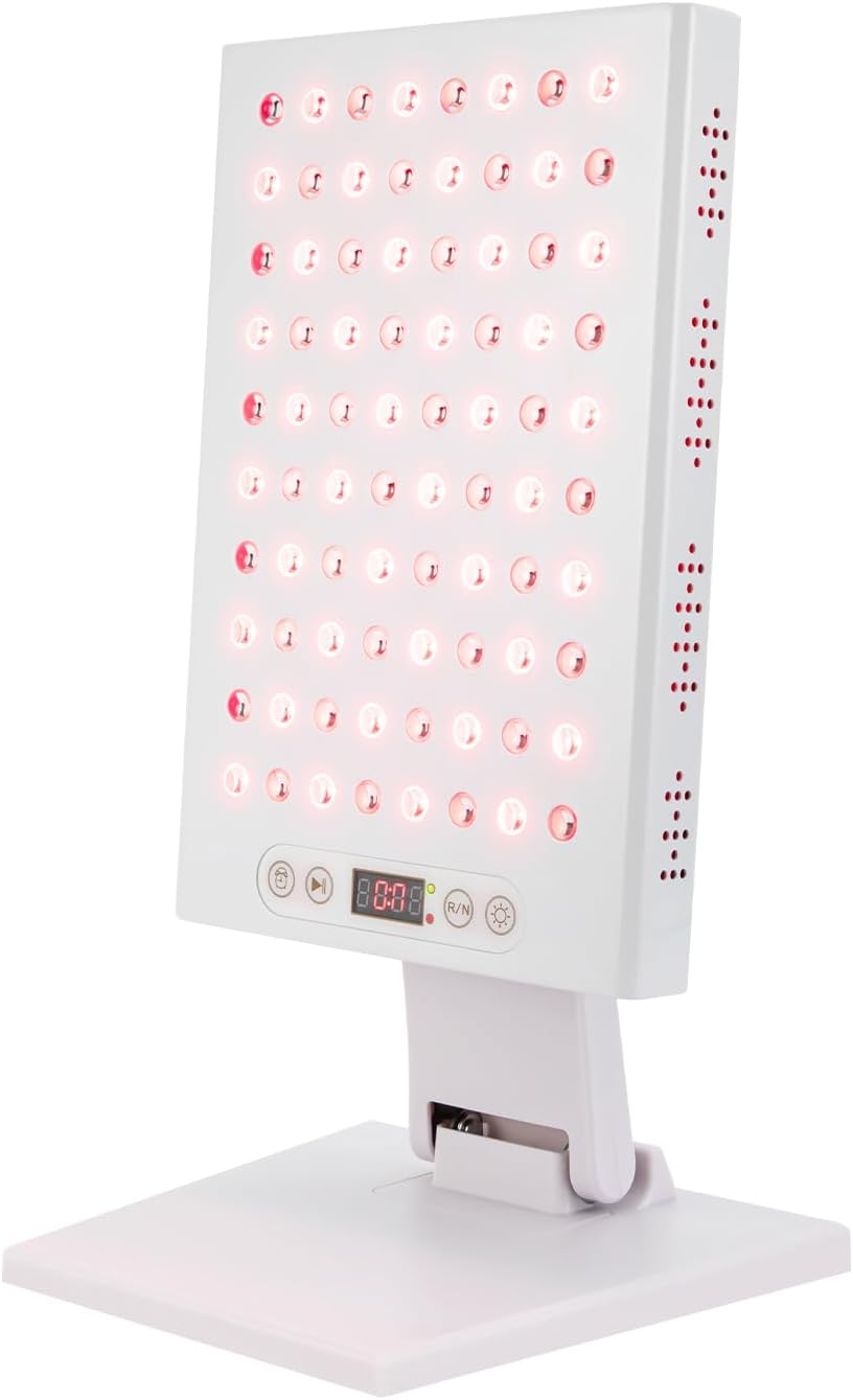 Rood licht lamp gezicht paneel rood licht therapielamp rood 80 LED therapielamp Red Light Therapy Infrarood lichttherapie 625-700nm Rood licht lamp gezicht paneel rood licht therapielamp rood 80 LED therapielamp Red Light Therapy Infrarood lichttherapie 625-700nm