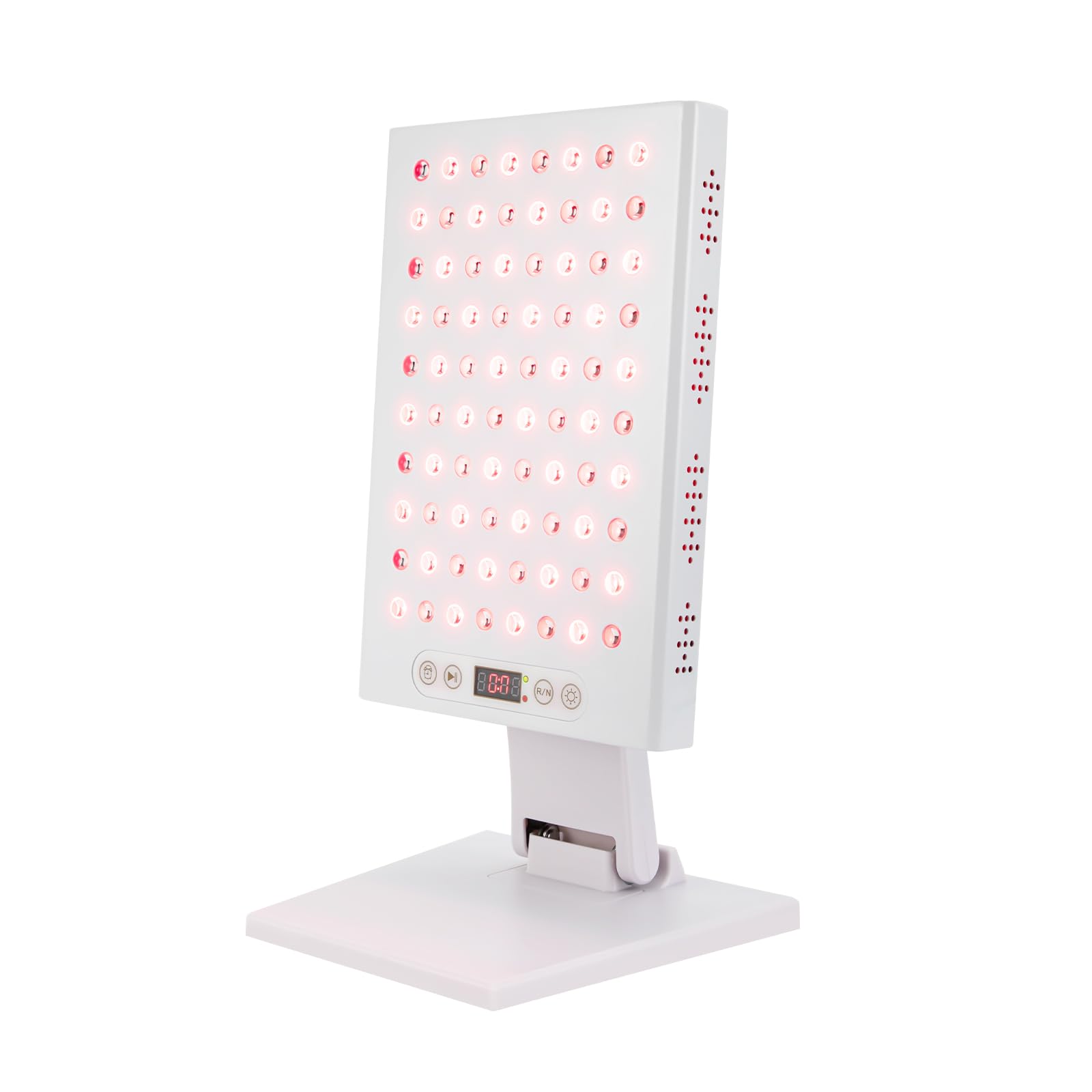 Dispositivo de terapia de luz roja de tres marchas, terapia de luz roja, lámpara de luz roja para rostro, luz de cuerpo completo con 80 bolas de luz LED, terapia de luz infrarroja cercana para