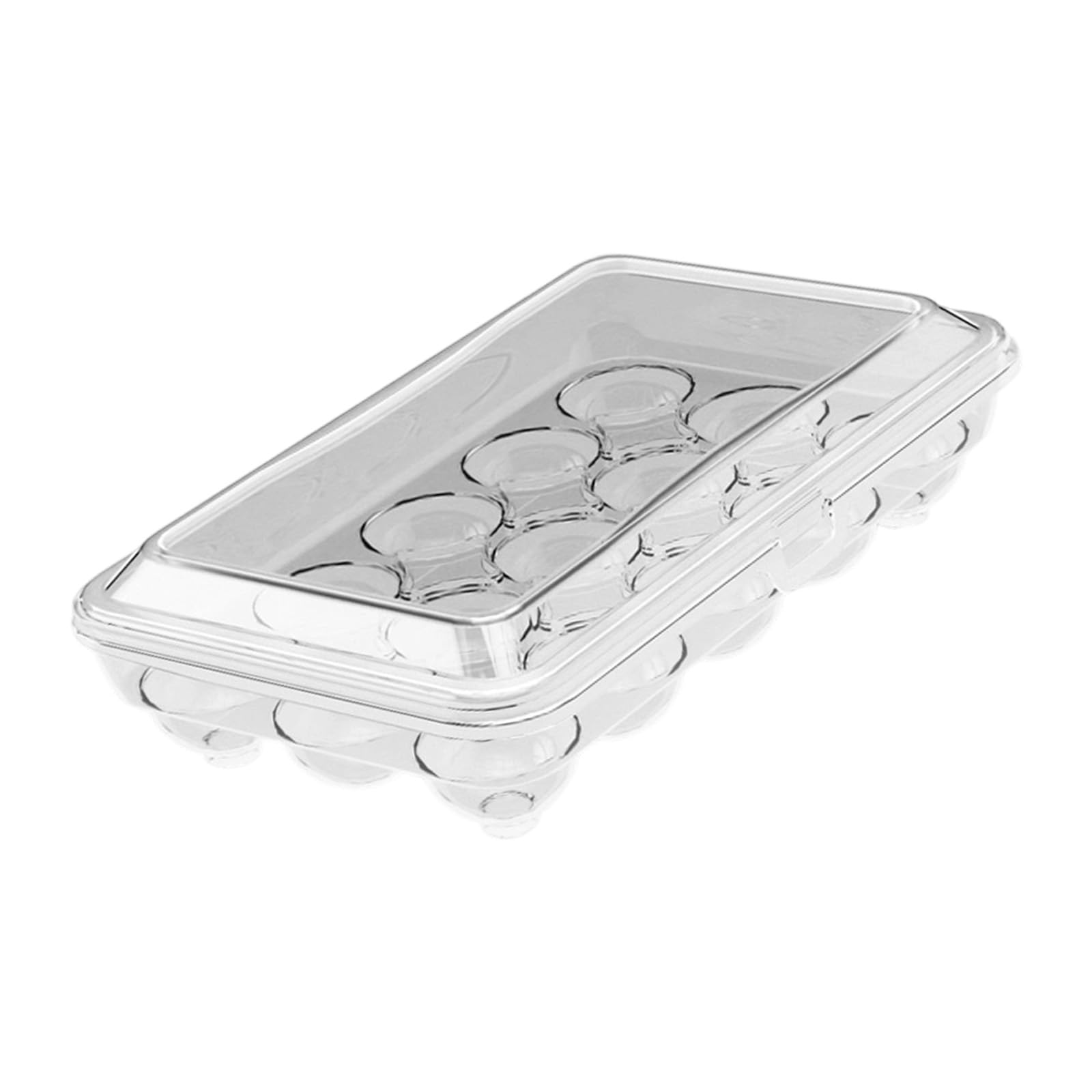 yanzunlrn Eggs Box Ideal for Storing and Carrying Eggs Storage Case with 10/15 Compartments Kitchen Tool Oocyte Holder