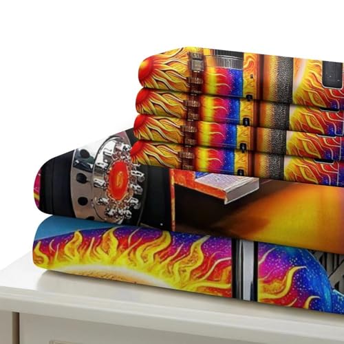Housse de couette camion 200x200 parure de lit 3D microfibre pour garçons - 7