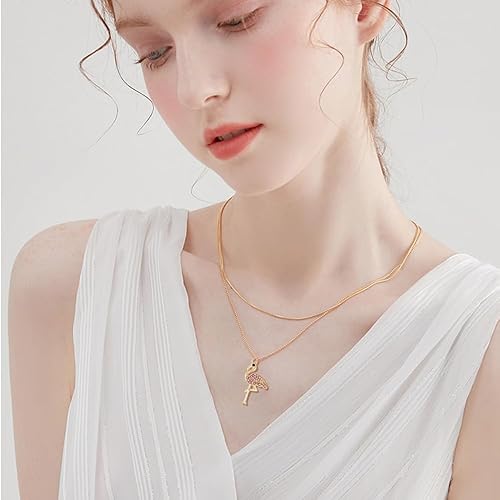 Miniatura 6 de SUPERFINDINGS 48 dijes de aleación de diamantes de imitación de 8 estilos, dijes de platino y flamenco dorado, dijes de grúa para manualidades,