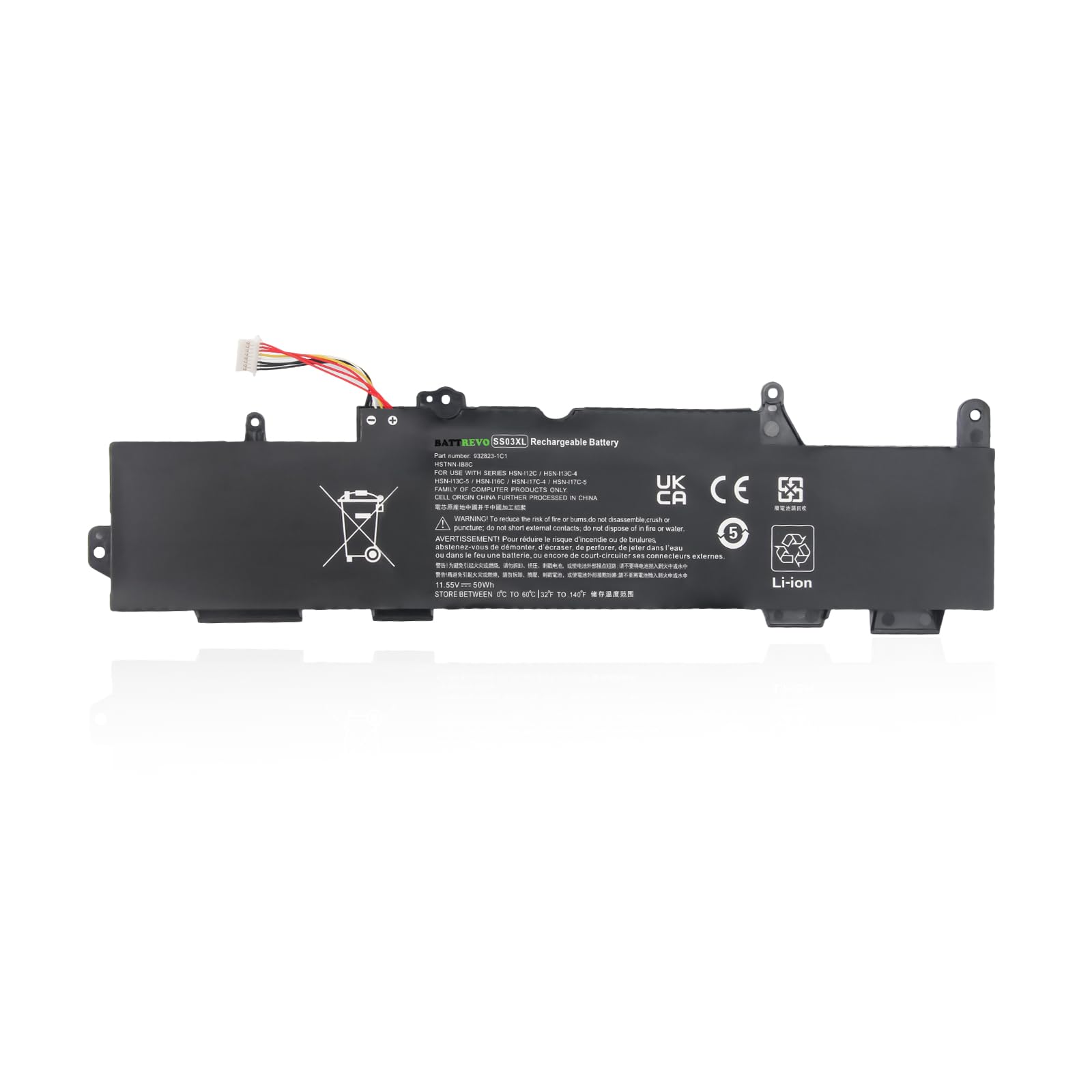 SS03XL 933321-855 Batería para HP EliteBook 730 735 740 745 830 840 846 G5,EliteBook 735 745 830 840 G6,ZBook 14U G5 G6 HSN-I13C-4 932823-421 933321-852 932823-1C1 HSTNN-LB8G HSN-113C-4