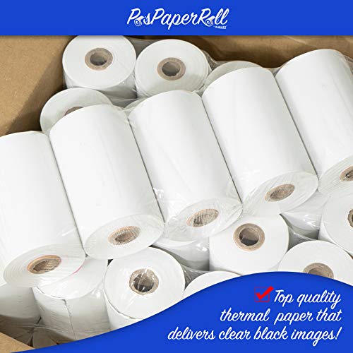50 Roll Of 3 1/8" X 119' Thermal Cash Register Paper First Data Fd100 Fd200 Fd300 #TOP1