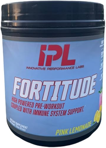 IPL Fortitude Pre-entrenamiento, 30 porciones, limonada rosa