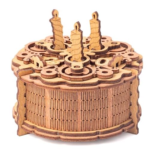 iDventure Happy Birthday Puzzlebox. Personalisierte Geburtstagsgeschenk. Mechanische Schatzkiste. Escape Room Spiel 3D Holzpuzzel Rätsel. Knobelspiel für Erwachsene und Rätselbox für Jugendliche 14+