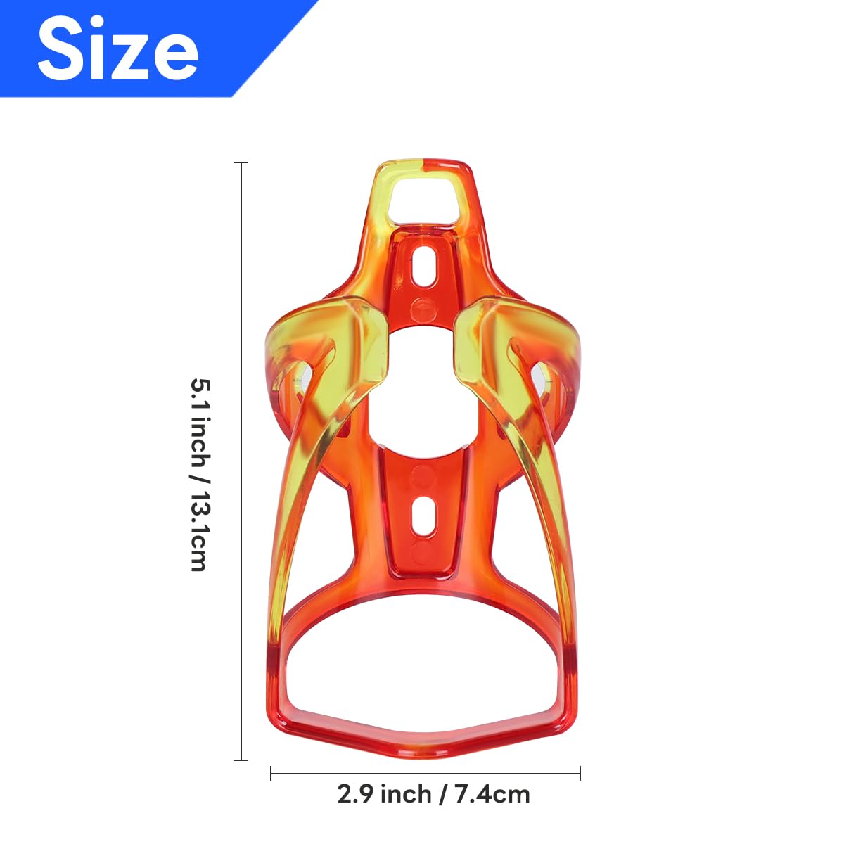 Porte Bouteille Velo Porte-bidon Vélo Ajustable Belle Vous - Rotation 360° - Compatible VTT Route Moto Poussette Diamètre 7.5cm Bouteille