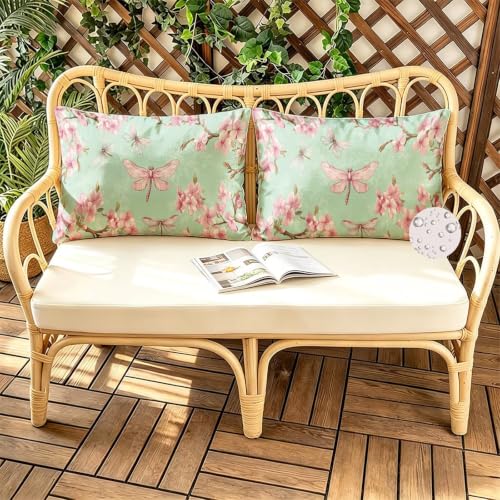 Funda cojín 40x80 lino suave Farfalla RZBZ-876 para cama 4