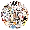 Hamiltons Merch Stickers,55PCS Cute Cartoon Aesthetic Vinyl Musicals Gifts Waterproof Decals for Laptop Bumper Skateboard Water Bottles Phone Case #3