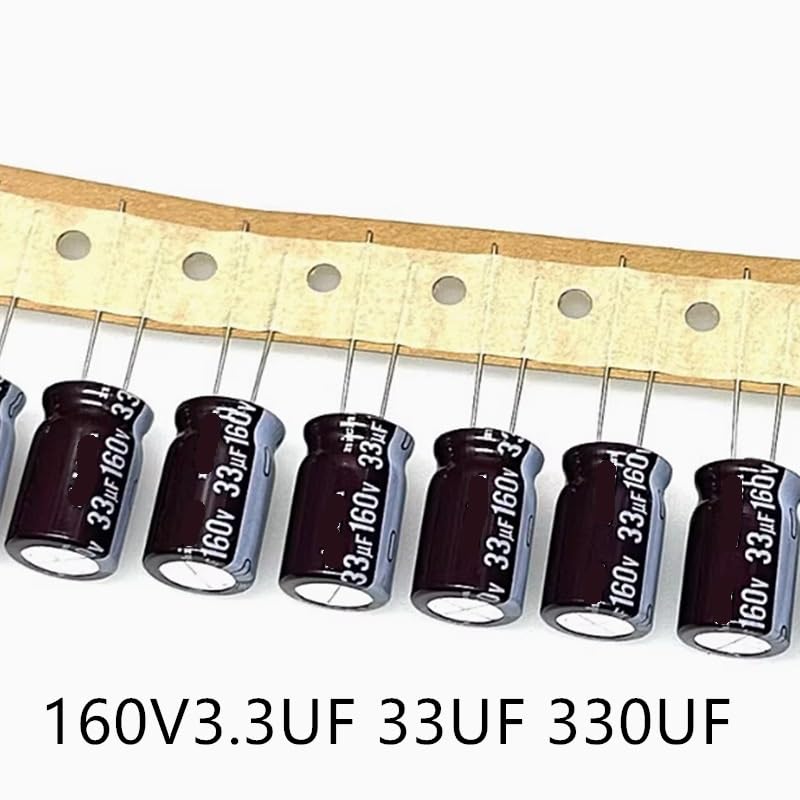 10PCS Aluminum Electrolytic Capacitor 160V39UF 12X12 Capacitance Meters