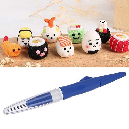 Yctze 3 Nadeln Tragbarer Stanzfilznadelstift DIY Bastelwerkzeug Nähzubehör Blau ZUVERLÄSSIGE QUALITÄT Das Produkt Besteht aus Werkzeug DIY Nadeln Stanzen Nähstift (BLUE)