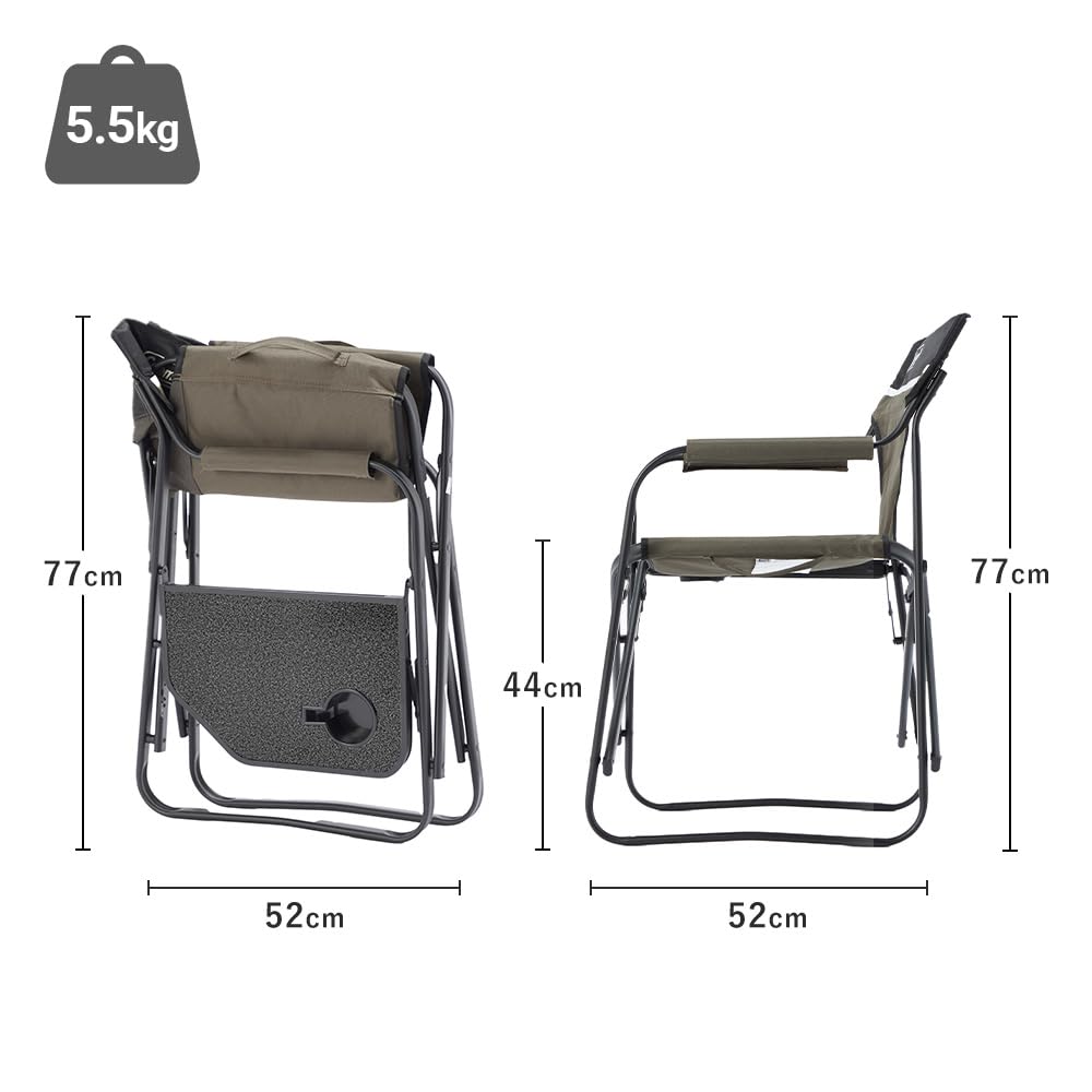 Amazon.co.jp: Coleman(コールマン) チェア サイドテーブル付デッキ