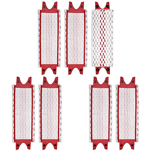 Nrpfell Paquete de 7 Almohadillas de Microfibra de Mopas de Piso de Repuesto para Recambio de Fregona Vileda Ultramax