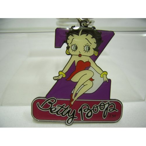 Betty Boop Letter Z Keyring,