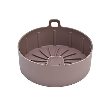 Silicone Pot, Air Fryer Silicone Pot Flexible Silicone Pot Microwave High Toughness Air Fryer Accessories Easy to Clean for Most Fryers and Microwave Ovens