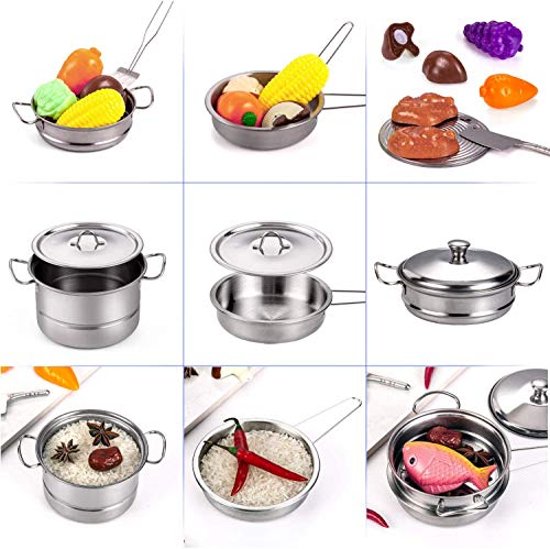 Tuko Pretend Kitchen Toys for 3+ Years Old Boy and Girl Gift (Kitchen Playset)
