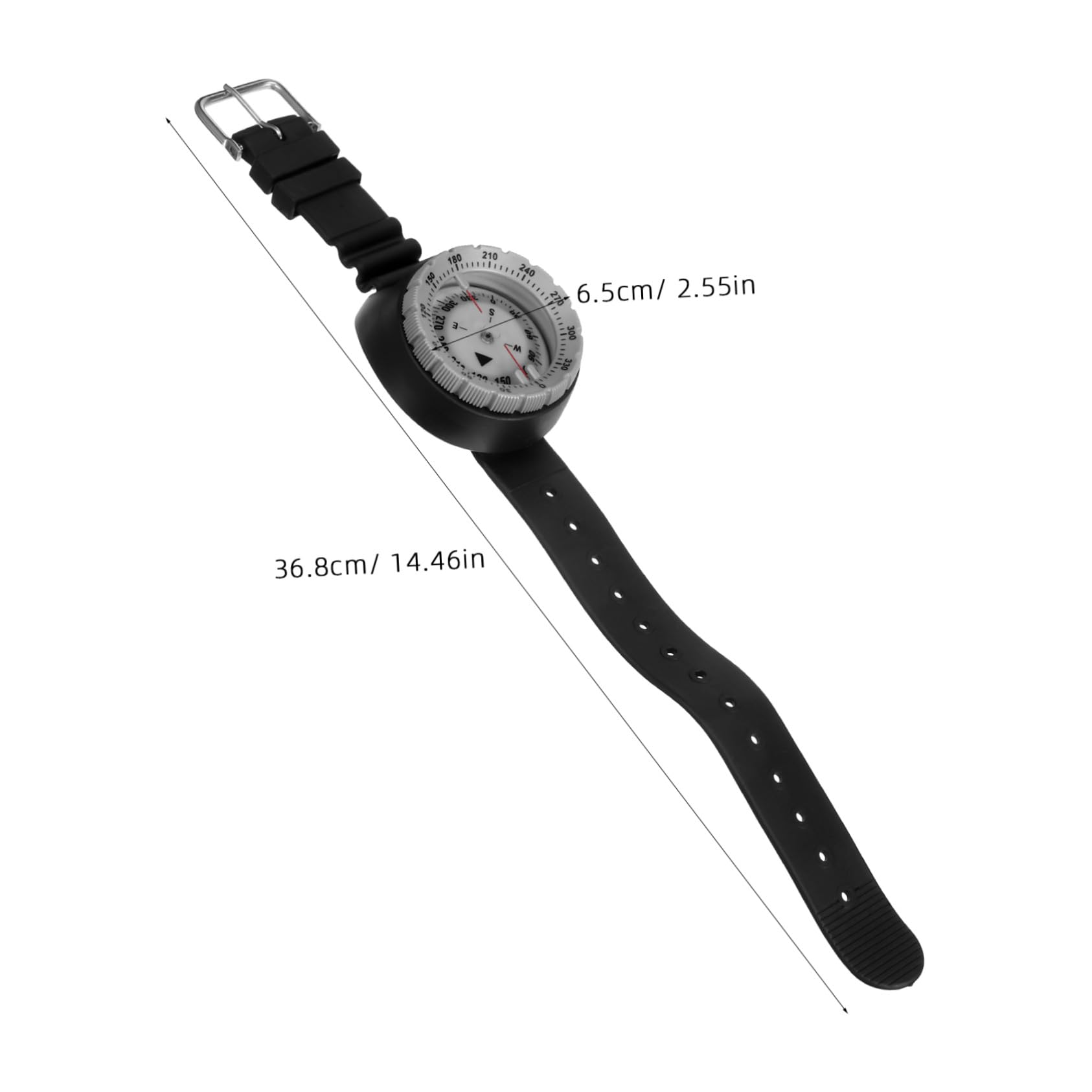 Toyvian Boussole De Poignet pour Plongée Navigation Et Randonnée Boussole Compacte Étanche pour Homme Outil De Direction pour Kayak Et Survie