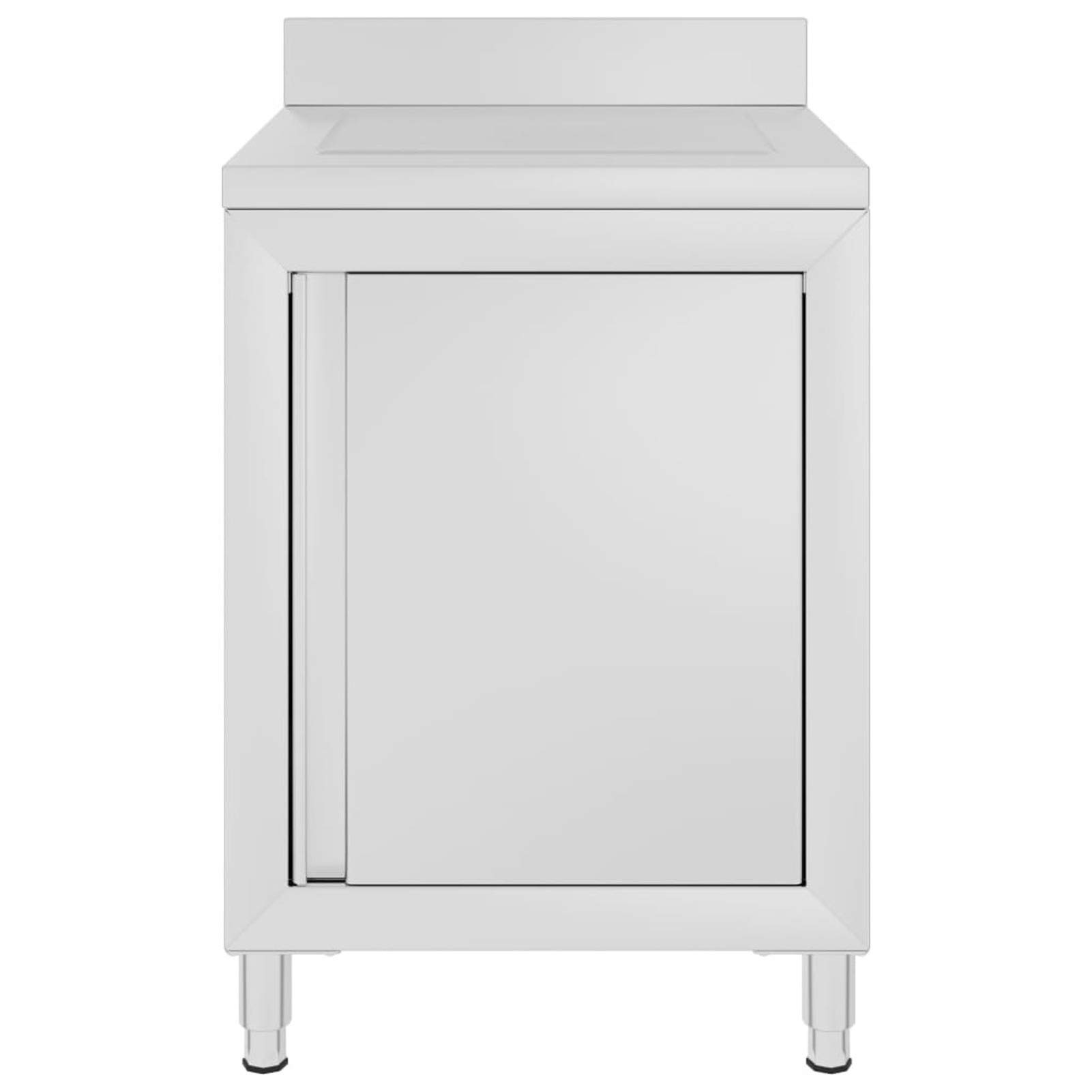 Gecheer Mobiletto da Cucina Commerciale con Gocciolatoio Acciaio Inox