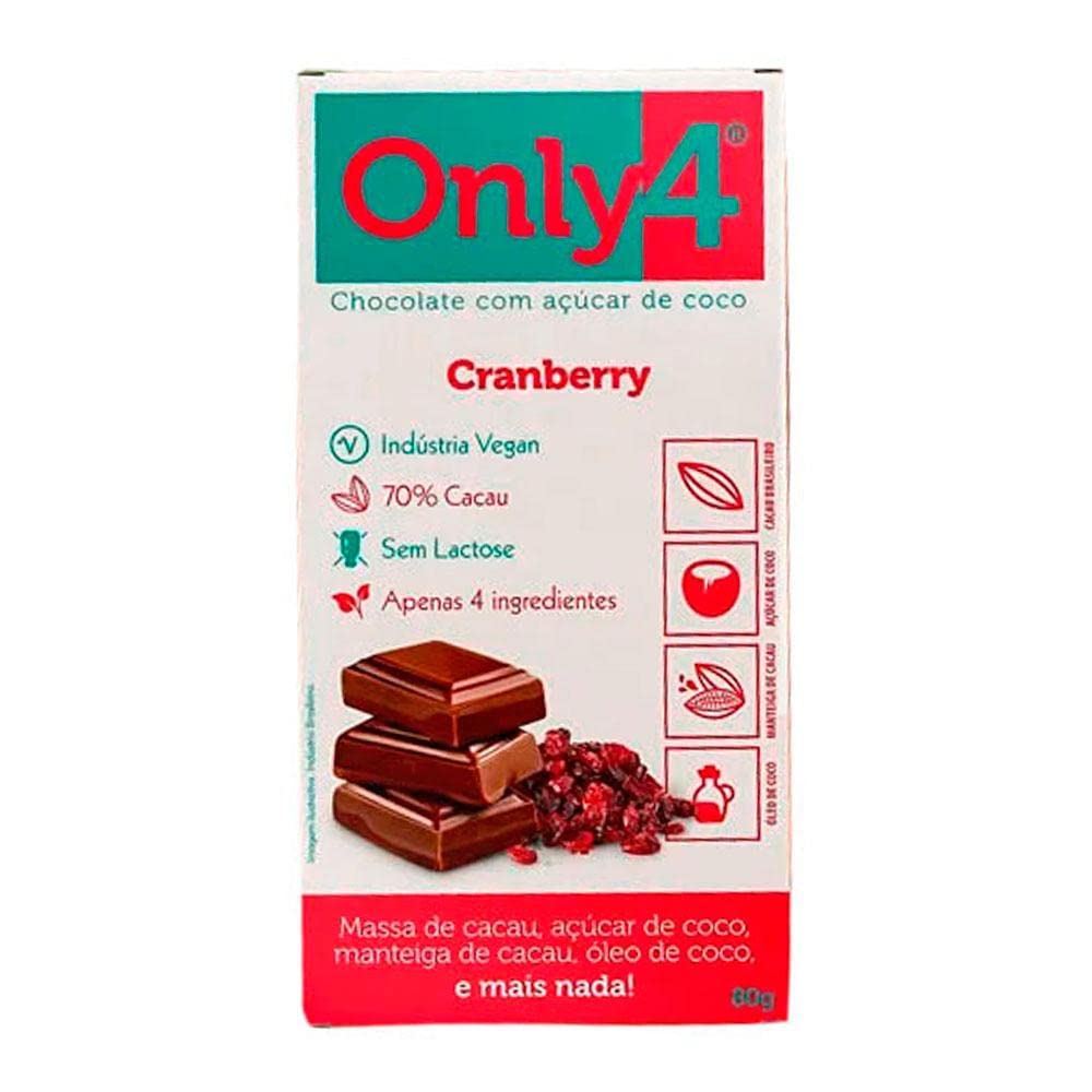 Chocolate Gourmet Com Cranberry Zero Only 4 80g : Amazon.com.br
