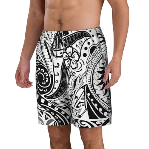 Hawaiian Polynesian Tribal Trunks Mans Swimming Shorts Quick Dry Shorts Board Shorts2