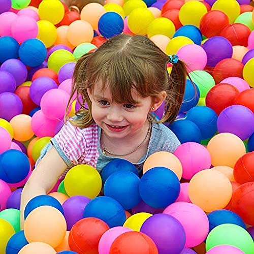 Webby Colourful Large Big Size Plastic Pool Fun Ball for Kids 7Cm Balls (Pack of 100) - Multicolor (B097DDWVRD) Amazon Price History, Amazon Price Tracker