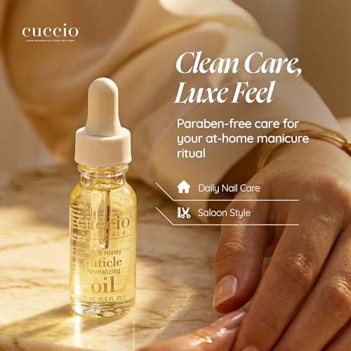 Cuccio Naturale Revitalizing Cuticle Oil - Hydrating Oil For Repaired Cuticles Overnight - Remedy For Damaged Skin And Thin Nails - Paraben/Cruelty-Free Formula - Milk And Honey - 0.5 Oz - Image 5