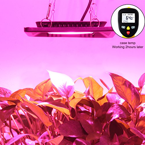 Image of Waterproof 100W LED Grow Light Full Spectrum, New Technology COB LED Grow Light, Natural Heat Dissipation Without Noise, Suitable for Plants All Growing Stage Indoor or Outdoor.