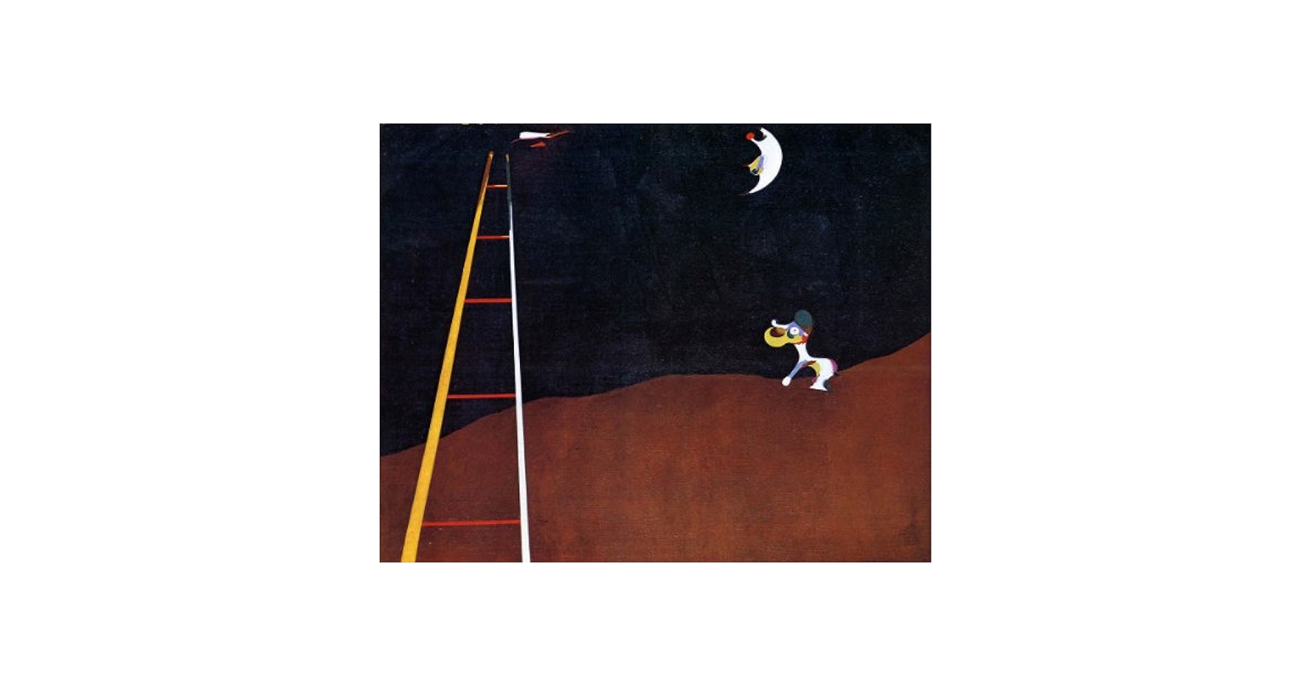 ミロ　月に吠える犬　1952年　オリジナルリトグラフ ミロ 月に吠える犬 1952年 オリジナルリトグラフ - メルカリ