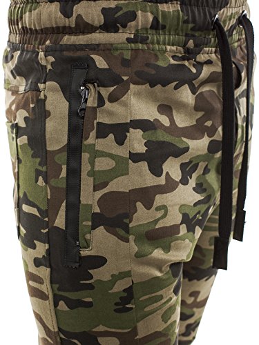 OZONEE - Pantaloni Sportivi - Uomo Camo_ATH-0803 S...