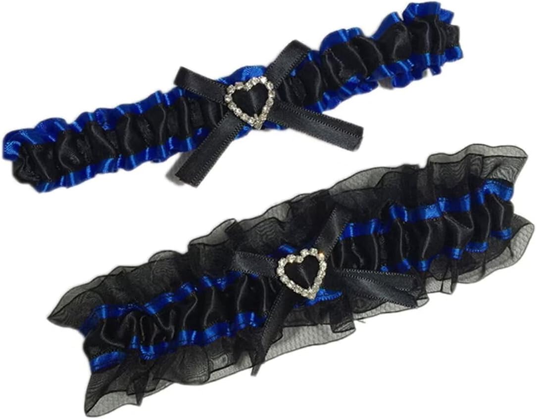 Wedding Bridal Legs Garter Set Elastic Prom Garter Belt Accessories for Women with Beads