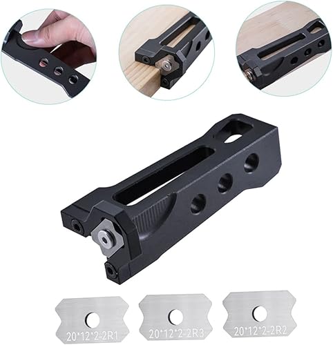 Miniatura 5 de DOITOOL Juego de cepilladoras para carpintería de 4 piezas, recortadora de bordes, bloque de cepilladora de mano, banco de afeitadora de madera,