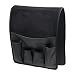 DOESIT Magazine Holders,Black Velvet Sofa Armrest Organizer with 5 Pocket Organizer for Remote Control, Cell Phone,Magazines,Pencil