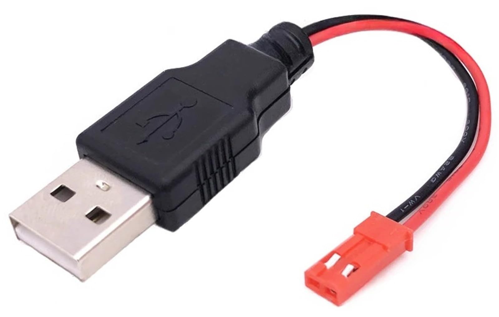 1/5/10 Pz/lotto RC USB di Ricarica 3.7V Batteria Al Litio Cavo del Caricatore Maschio a JST 2P Maschio/femmina Spina for Drone Quadcopter
