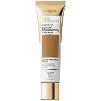 Vista 1 de L'Oreal Paris Age Perfect - Base de suero radiante con SPF 50, almendra, 1 onza